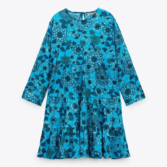 Zara floral print dress - Picture 7 of 8